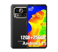 Ulefone Armor 25T Pro Movil Resistente 5G, Android 15 Teléfono Movil 12GB+256GB/SD-2TB, 6,78 FHD+ 120Hz con Cámara Térmica 6500mAh Batería, Cámara 64MP+50MP, Smartphone 33W Carga Rápida GPS/NFC/OTG