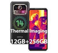 Ulefone Armor 25T - Smartphone exterior con cámara termográfica, 12 GB + 256 GB/2 TB Android 14, 50 MP+64 MP, visión nocturna de 6500 mAh, batería de 33 W 6,78 pulgadas FHD + 120 Hz, 4G Dual SIM, IP68