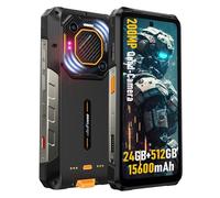 Ulefone Armor 26 Ultra 5G Teléfono Móvil Resistente, 24GB+512GB/2TB Telefono, 200MP+64MP Visión Nocturna, 15600mAh/120W Carga Rápida, 6,78 FHD+ 120Hz Android 13 Smartphone, 121dB Altavoz/NFC/GPS/OTG