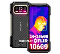 Ulefone Armor 27T Móvil Irrompible, Android 14 Smartphone 24GB+ 256GB/SD-2TB con Cámara Térmica, IP69 Movil Resistente 10600 mAh, Cámara 64MP+50MP FHD+ 6,78, 120 Hz, IP68 Teléfono 4G Dual SIM/NFC/GPS
