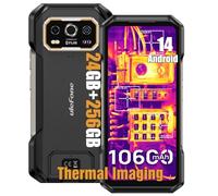 Ulefone Armor 27T Movil Resistente, Android 14 Smartphone 10600mAh Batería Teléfono Movil 24GB+256GB/SD-2TB 6,78 FHD+ 120Hz con Cámara Térmica, Cámara 64MP+50MP, 33W Carga Rápida 4G/GPS/NFC/OTG