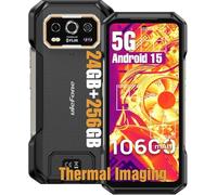 Ulefone Armor 27T Pro Movil Resistente 5G, Android 15 Smartphone 10600mAh Batería Teléfono Movil 24GB+256GB/SD-2TB 6,78 FHD+ 120Hz con Cámara Térmica, Cámara 64MP+50MP, 33W Carga Rápida GPS/NFC/OTG