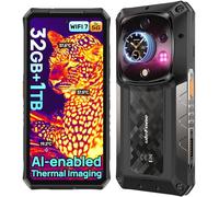 Ulefone Armor 28 ULTRA AI Móvil Resistente 5G, 32GB+1TB, Dimensity 9300+, Móvil Irrompible con Cámara Térmica, AMOLED Pantalla dual 6.67"FHD+, 50MP+64MP Visión Nocturna, 10600mAh/120W, NFC/IP68/WIFI 7