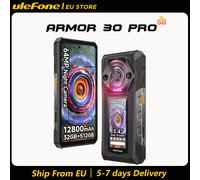 Ulefone Armor 30 Pro 5G teléfono resistente Android 14 Smartphone 6,9 "120Hz 32GB + 512GB 12800mAh cámara nocturna 64MP NFC 66W Blanco