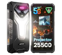 Ulefone Armor 34 Pro 5G Movil Resistente Android 15 Teléfono Móvil Irrompible con 150 Lúmenes Proyector, 25500mAh, 36GB+512GB ROM Movil Todoterreno 6.95" FHD+, 64MP Visión Nocturna+50MP, Camping Light