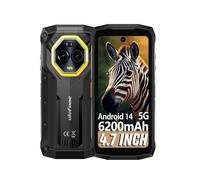 Ulefone Armor Mini 20 Pro Smartphone Resistente, Android 14 Moviles 5G, 4.7" Pulgada HD+ 90Hz IP68 Móvil Resistente al Agua 16GB+256GB/SD-2TB, 6200mAh/33W, 64MP Visión Nocturna, Dual SIM GPS/NFC/OTG
