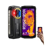 Ulefone Armor Mini 20T Pro, Móvil Resistente 5G 24GB RAM+256GB ROM, Cámara Térmica, 4.7'' HD+, Android 14, 50MP+32MP, 6200mAh, Dual SIM/Face ID/NFC/GPS
