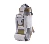 Ulefone Armor Molle Holster Compatible para Móvil/Radios, Universal Antigolpes (Nylon Reforzado, Ajustable) Mosquetón y Cierre Rápido, Universal Tactical Holster Funda, Verde