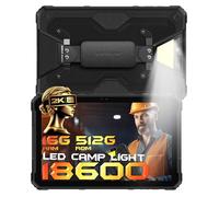 Ulefone Armor Pad 2 Tablet irrompible 18600mAh Tablet Android 13, pantalla 11'' 2K, 16GB+256GB Tablet 4G IP68 Tablet, 48MP Cámara Luz LED Octa Core Tableta Sólida Dual SIM 5G-WiFi,NFC,GPS,OTG