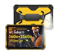 Ulefone Armor Pad 2 Tableta Táctil 750LM Camping Lampe, 11,0 pulgadas, 2,4 K FHD+, Android 13, 18600 mAh 33 W, 16 GB+256 GB (TF 2 TB), IP68 Tablet, 48 MP+16MP, Sólido IP68, IP69K/GPS/NFC/OTG/G9/4G
