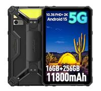 Ulefone Armor Pad 4 Ultra 5G Tablet Resistente Android 15, 11800mAh 33W, 10.36'' 2.4K Pantalla, 16GB+256GB+2TB Extend IP68 Tablet Antigolpes, 50MP+32MP, 2 Altavoz Estéreo, 4G LTE/5G/NFC/GPS/OTG/FM