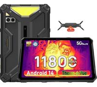 Ulefone Armor Pad 4 Ultra Thermal 5G Tablet Rugerizado 10.36 Pulgadas, 11800mAh 16GB+256GB (TF 2TB) Rugged Tablet Android 14, 1100LM Camping Lampe, 50MP+32MP, IP68/IP69K, Dual 5G LTE/OTG/GPS/NFC