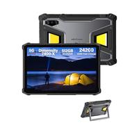 Ulefone Armor Pad 5 Pro 5G Tablet Rugerized, 24200mAh/120W, Dimensity 7400X 32GB + 512GB, 11 Inch, Android 15 IP68 Anti-Shock, 64MP+64MP Visión Nocturna, Waterproof Tablet Dual SIM LED Light 1000LM