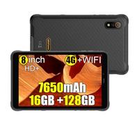 Ulefone Armor Pad Pro Tablet Resistente 8.0 Pulgadas, 16GB+128GB+2TB, Android 13 Antigolpes, 7650mAh, 48MP+32MP, Dual 4G LTE/GPS/5G WiFi/OTG/NFC/FM
