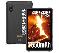 Ulefone Armor Pad Pro Tablet Rugerizada, 7650mAh, Tableta Impermeable IP69K 16GB+128GB/SD-2TB, Tablet 8 Pulgadas, IP68K 48MP+32MP, Octa-Core Android 14, Dual SIM 4G, Conector Expansión uSmart/GPS/NFC