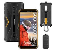 Ulefone Armor X12 Movil Resistente Android 13 Go, 6GB+32GB/256GB Rugged Smartphone IP68 Agua y Golpes con Batería de 4860 mAh, 13MP+8MP 5,45" HD+, IP69K Irrompible 4G Dual SIM, NFC/OTG/GPS/Naranja