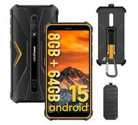 Ulefone Armor X12 Pro - Android 15 Teléfonos móviles irrompibles, 8 GB de RAM + 64 GB de ROM/SD 256GB, teléfono irrompible, cámara 13MP, 5,45 "HD+, batería 4860mAh, 4G Dual SIM/NFC/GPS/IP69K