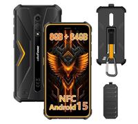 Ulefone Armor X12 Pro Android 15 Teléfonos móviles irrompibles, 8 GB de RAM + 64 GB de ROM/SD 256GB, teléfono irrompible, cámara 13MP, 5,45 "HD+, batería 4860mAh, 4G Dual SIM/NFC/GPS/IP69K