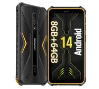 Ulefone Armor X12 Pro Movil Resistente Android 14 con Octa-Core 8GB+64GB/TF-256GB IP68 Rugged Smartphone, 4G LTE Dual SIM Teléfono Irrompible con 4860mAh, 13MP+8MP, 5GHz Wi-Fi/NFC/OTG/GPS/Naranja