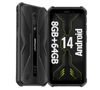 Ulefone Armor X12 Pro Teléfono Móvil Resistente Android 14, Ocho Núcleos, 8GB + 64GB/TF-256GB Resistente a los Golpes IP68K, 4G Doble SIM Rugged Smartphone con 4860mAh, 13MP+8MP, NFC/OTG/GPS, Negro