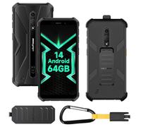 Ulefone Armor X12 Pro Unbreakable Android 14 Mobile Phone 8GB + 64GB ROM/TF-256GB 13MP Camera 4860mAh Battery, 5.45'' HD+ Display, Octa Core Unbreakable Smartphone 4G Dual SIM/Face