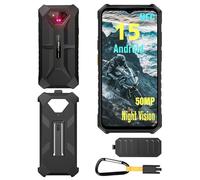 Ulefone Armor X13 Android 15 - Teléfono móvil irrompible, 12 GB+64 GB/SD 256 GB, 50 MP+24 MP Nocturne Vision 6320mAh Batería, 6,52 pulgadas HD+, Smartphone irrompible 4G Dual SIM/Face ID/GPS/NFC