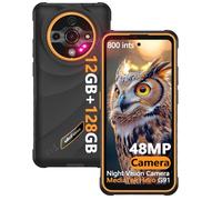 Ulefone Armor X31(2025) Móvil Irrompible 12GB+128GB(TF-2TB) Batería 6050 mAh Teléfono Todoterreno Octa Core IP69K Android 14 4G LTE Dual SIM Cámara AI 48MP+20MP Resistente al Agua IP68/NFC/OTG Naranja