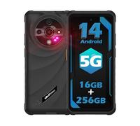 Ulefone Armor X31 Pro 5G Telefono Movil Libre, 64MP+25MP Visión Nocturna 256GB Móvil Rugerizado, 120Hz 6.56" 800nits, 6050mAh Moviles Indestructibles Dual 5G SIM/NFC/GPS/120 lúmenes Flash- Negro