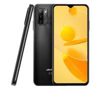 Ulefone Móvil Libres Note 12P, 7700mAh Batería Masiva Dual SIM Smartphone, 6.82'' HD+ 4G Teléfono, 3 Ranuras para Tarjetas, Android 11, 4GB+64GB, 13MP Triple Cámara, Desbloqueo Facial GPS Negro