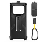 Ulefone Multifunctional Protective Shockproof Case for Armor 25T Pro 5G/Armor 25T 4G with Back Clip Carabiner Full Protection Scratch Resistant Anti-Fall