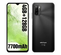 Ulefone Note 12 Teléfono móvil (2023) 7700 mAh batería grande 128 GB ROM/SD-128 GB 6,82 pulgadas HD+ Android 11 Smartphone sin contrato, cámara principal de 13 MP, ranura para 3 tarjetas, 4G Dual SIM,