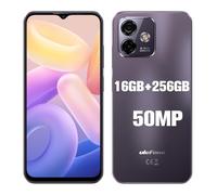 Ulefone Note 16 Pro Teléfono móvil sin Contrato, 16GB de RAM + 256GB de ROM/TF 256 GB Smartphone sin Contrato, cámara de 50 MP, 6,52 Pulgadas HD+ Android 13, 4400 mAh Dual SIM 4G/OTG/Face ID