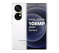 Ulefone Note 17 Pro Telefono Movil, Smartphone 24GB + 256GB, Cámara 108 + 32MP Teléfono Móvil Libres, 6.78" FHD+ 5450mAh Batería Carga Rápida 33W Android 13 Smartphone, Dual SIM 4G/OTG/NFC-Blanco