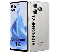 Ulefone Note 18 Pro Teléfono Móvil Libre, Cámara 64MP+50MP+32MP, 12GB+256GB/SD-2TB Android 14 Moviles 5450mAh Batería Carga Rápida 18W Smartphone 6,78" HD+ 4G/GPS/OTG/Huella Dactilar/NFC Gris