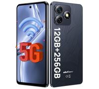 Ulefone Note 18 Ultra Teléfono Móvil Libre 5G, Cámara 50MP+50MP+32MP, 12GB+256GB/SD-2TB Android 13 Moviles 5450mAh Batería Carga Rápida 18W Smartphone 6,78" FHD+ GPS/OTG/Huella Dactilar/NFC Negro