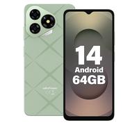 Ulefone Note 19 Telefonos Moviles Libres Android 14, 6GB RAM+64GB ROM/TF 512GB, 6.56" Pantalla HD+ Telefono Movil, Batería 5000mAh, Cámara 8MP Móvil, Smartphone 4G Dual SIM/Face ID/OTG/GPS, Verde