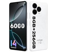 Ulefone Note 20 Pro Teléfono Móvil Android 14, 8GB+256GB/SD-1TB, Cámara 50MP+8MP, 6000mAh Batería Moviles Octa Core Smartphone 6,75" HD+ Widevine L1 Dual SIM GPS/OTG/Face ID/Fingerprint Blanco