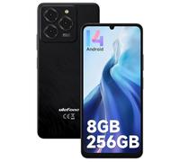 Ulefone Note 20 Pro Teléfono Móvil Libre, 8GB+256GB/TF 1TB Android 14 Smartphone, Cámara 50MP 6000mAh/18W Móviles, 6,78" FHD+ 90Hz, 4G Dual SIM Teléfono, WiFi 5G/Huella Dactilar/Face ID/GPS/OTG Negro