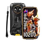 Ulefone Rugking 4 Pro 4G Movil Irrompible 2026, 16GB+256GB/2TB Android 15 Teléfono Móvil Resistente,10200mAh, 48MP+8MP, 6,56" HD+ Smartphone Todoterreno IP68/IP69K, Gemini AI Movil NFC/GPS/OTG/FM