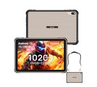 Ulefone Rugking Pad 2 Pro Tablet Rugerizada Android 16, eSIM 16GB RAM + 128GB ROM (TF2TB), 10200mAh Tablet Resistente 90Hz 10,1" 8+48MP, IP68/IP69K, Dual SIM/NFC/GPS/OTG, Gris