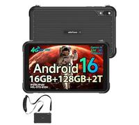 Ulefone RugKing Pad Pro Tablet Rugerizada Android 16, 8.68 Pulgadas, 16GB +128GB ROM/2TB Octa-Core Tablets Gaming 7100mAh, 16MP+8MP Cámara Tableta Dual SIM 4G/eSIM/NFC/Face ID/GPS/OTG/Gemini AI/Negro