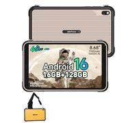 Ulefone RugKing Pad Pro - Tableta resistente, 16 GB+128 GB/2 TB, 8.66 pulgadas, 90 Hz, Corning Gorilla Glass, Android 16, eSIM integrada, 7100 mAh 18 W, 4G Dual SIM, ranura para 3 tarjetas, 16 MP