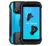 Ulefone Smartphone Resistente Armor 15 (Auriculares TWS Integrados), Android 12, Altavoces Estéreo Dobles, 5,45'' HD+ IP68 Teléfono Antigolpes, Helio G35 6GB+128GB, 16MP+13MP+12MP, GPS NFC FM Azul