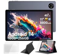 Ulefone Tab A11 Pro Tablet 11 Pulgadas, Tablet con Funda Android 14 Tablet Gaming, 16GB + 256GB (1TB TF), Helio G99 Octa-Core Tablet PC, 8800 mAh, Dual 4G LTE+ 5G WiFi, 16MP+8MP, Widevine L1/TÜV/GPS