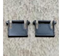 ULEIVA 1 par (2 unidades) de repuesto para teclado de color negro compatible con Corsair K55 RGB y K55 RGB PRO teclado de repuesto soporte de teclado pies Keybord