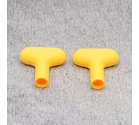 ULEIVA 2 llaves de repuesto amarillas compatibles con Schell Polar 2 para grifo exterior (amarillo)
