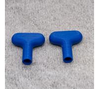 ULEIVA 2 llaves de tubo de repuesto, color azul, compatibles con Schell Polar 2, llave para grifo exterior (azul)