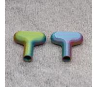 ULEIVA 2 llaves de tubo de repuesto para grifo exterior compatible con Schell Polar 2 para grifo exterior (verde-rosa)