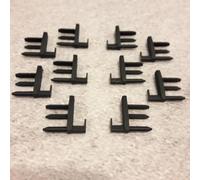 ULEIVA 5 pares (10 unidades) topes negros de repuesto compatibles con Dometic Seitz Estor 2000 Caravana Barco (Negro)