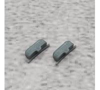 ULEIVA Botón Power de repuesto 2 x gris compatible con Garmin Edge 800/810 Power Button GPS Ciclismo Ordenador de Carretera Repuesto de Repuesto para Reparación (Gris)